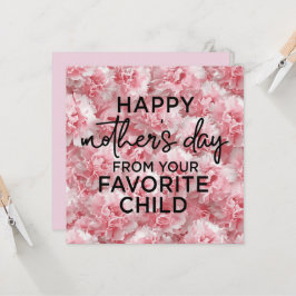 Rosa Carnation Flower för Mors dag