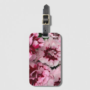 Rosa Carnation Flowers Bagagebricka
