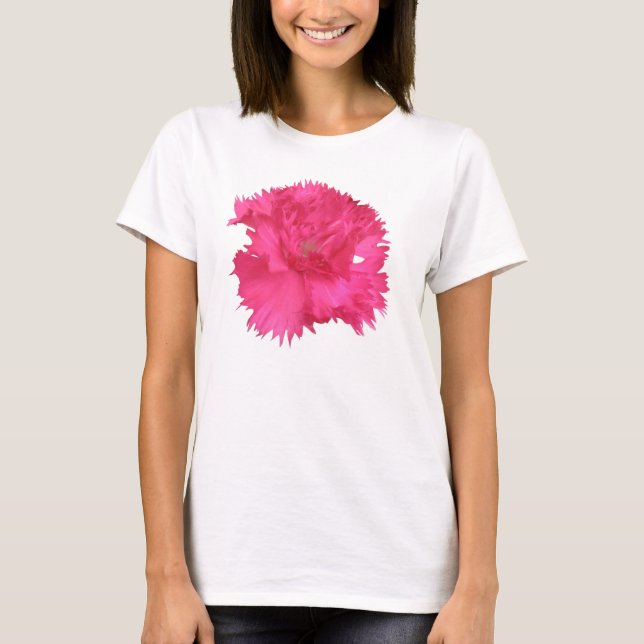 Rosa Carnation T Shirt (Framsida)