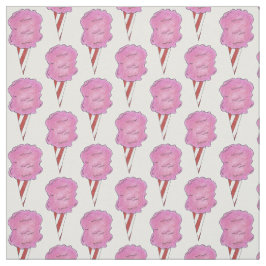 Rosa Carnival Fair Cotton Candy Spun Sugar Fabric Tyg