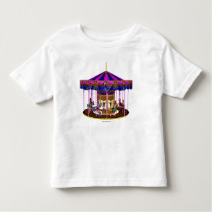 Rosa Carousel Småbarn Shirt Tee