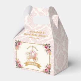 Rosa Carriage Princess Fairytale Baby Shower Presentaskar