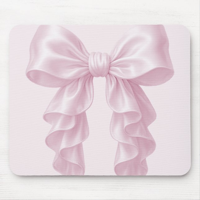 Rosa Cascade Ruffle Bow Elegant Posh Girly Musmatta (Framsidan)