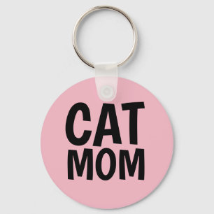 ROSA CAT MAMMA NYCKELRING