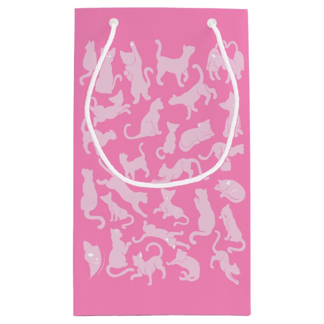 Rosa Cat Mönster (Baksidan)