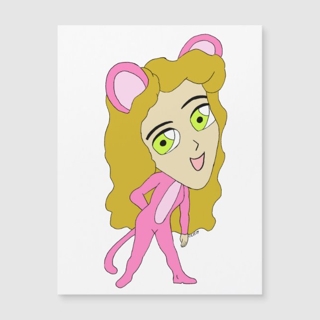 rosa Catgirl (Framsida)