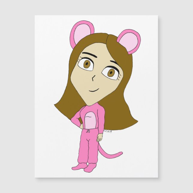 rosa Catgirl (Framsida)