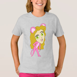 rosa Catgirl T Shirt