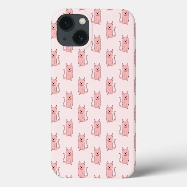 Rosa Cats. Mönster (Baksida)