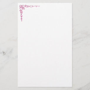 Rosa Celtic Swirls Brevpapper