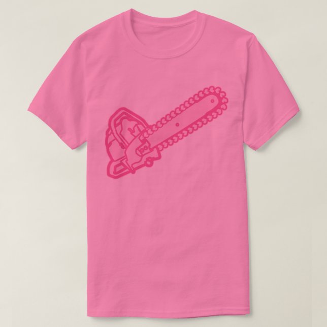 Rosa Chainszawa i Kärlek Tee Shirt (Design framsida)