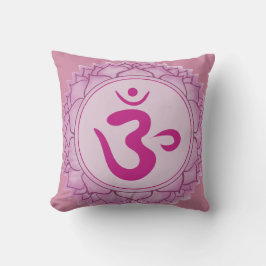 Rosa Chakra Sahasrara Cushion Kudde