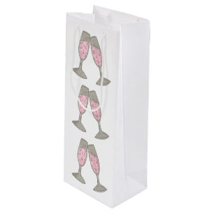 Rosa Champagne Bröllop Möhippa Toast