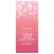 Rosa Champagne, fyra på menyn för middag