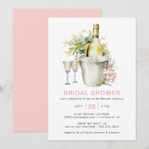  Rosa Champagne   Möhippa för tyst Avslappnad Inbjudningar