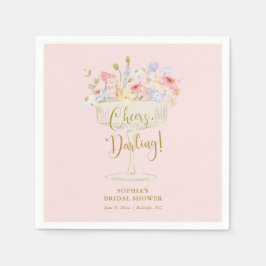 Rosa Champagne Möhippa Pappersservett