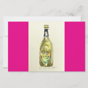 Rosa Champagne Notecard Brevpapper