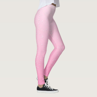 Rosa Champagne Roligt Mode Leggings