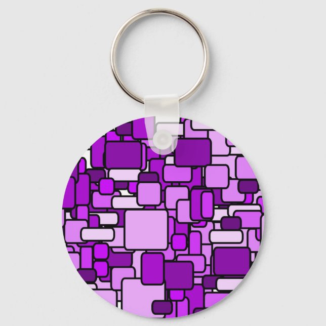 Rosa Chaos Keychain Nyckelring (Framsida)