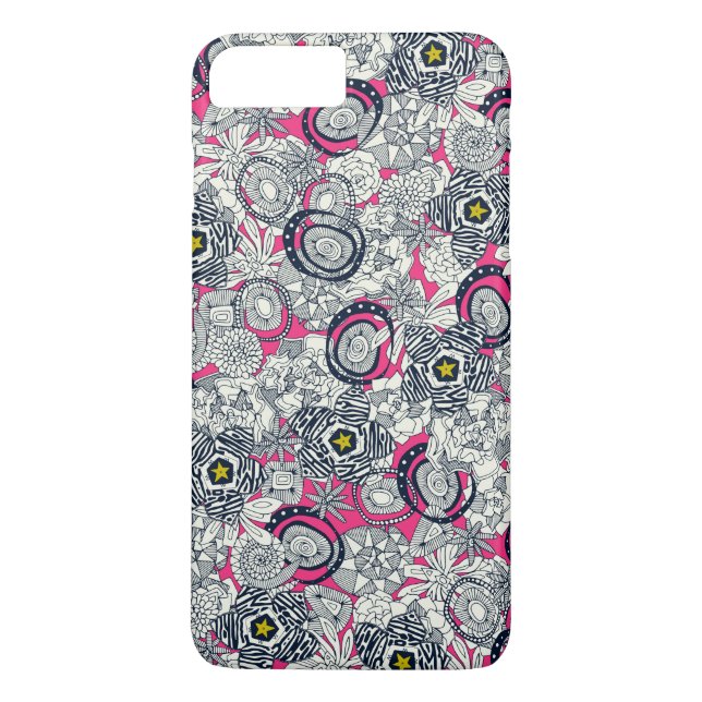 rosa chartreuse star Case-Mate iPhone skal (Baksida)