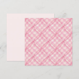 ROSA CHECK QUILT 5,25-tums fyrkantskort II Kort