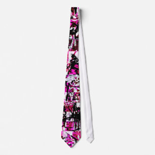 Rosa checkersgrafitti slips