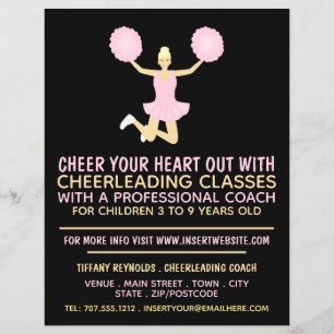 Rosa Cheerlead, Cheerlead Classes Advertising Reklamblad