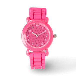 Rosa cheerleading mönster armbandsur