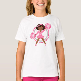 Rosa Cheerledare African American - Cute Cheer T Shirt