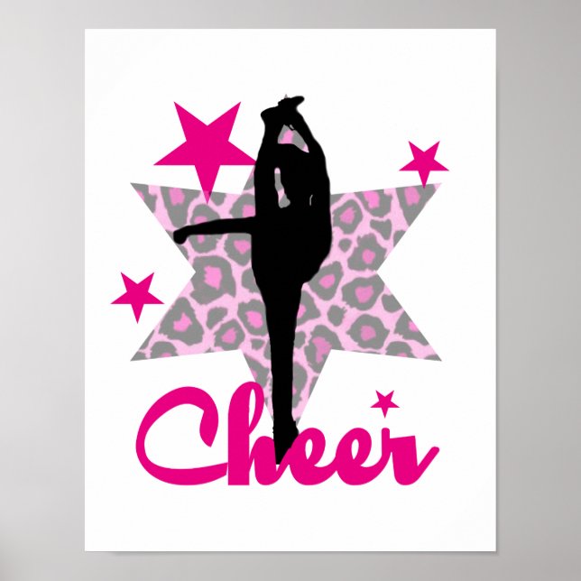 Rosa Cheerledare Poster (Framsidan)