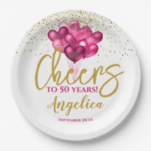 Rosa Cheers till 50 år 50:e födelsedagen