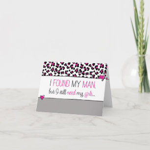 Rosa Cheetah, blir du min Jr. Bridesmaid? Kort