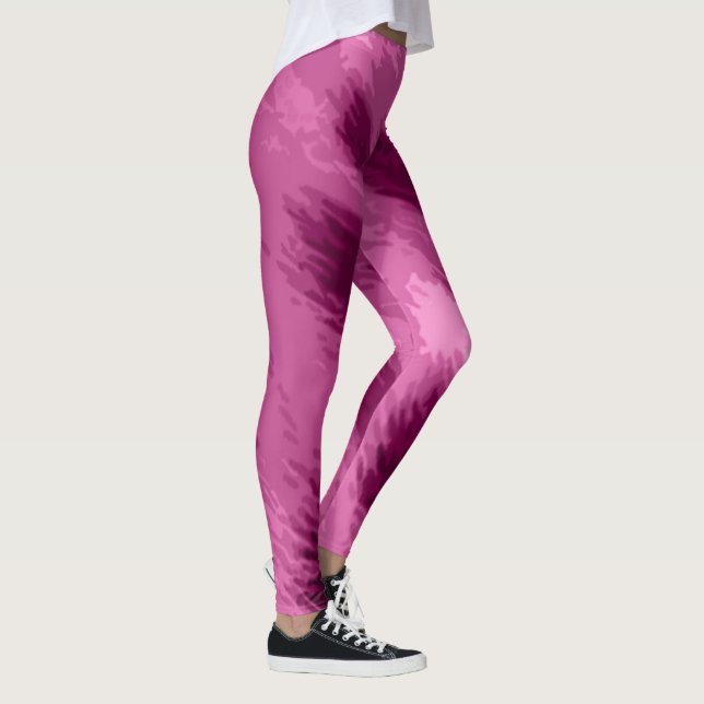 Rosa Cheetah Print Women Leggings (Höger)