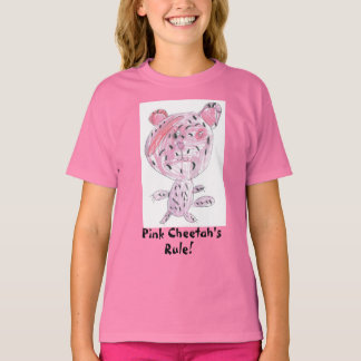 Rosa Cheetahs regel! T-shirt