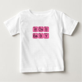 Rosa Chef Baby Periodiska Bord Inslag T Shirt
