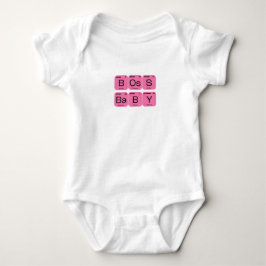 Rosa Chef Baby Periodiska Bord Inslag T Shirt
