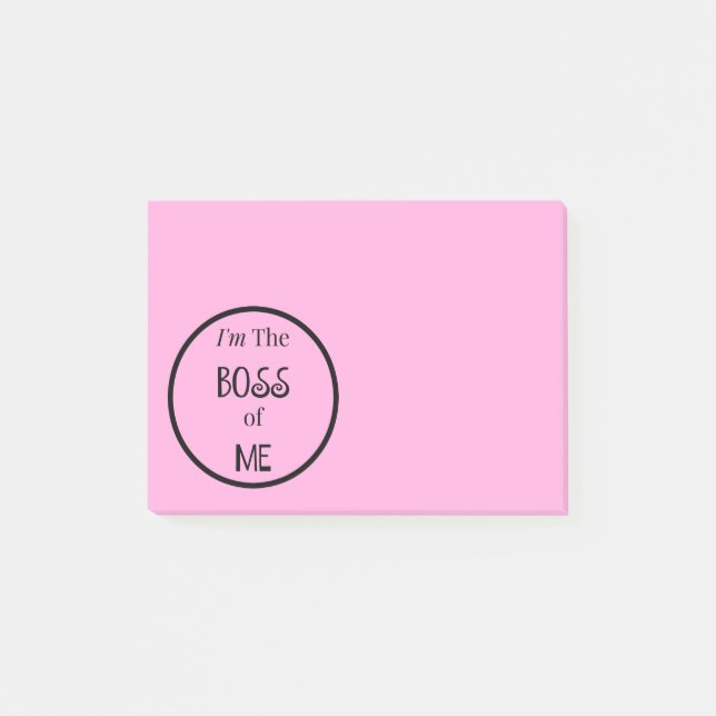Rosa Chef i Me-Anteckningsblocket Post-it Block (Framsida)