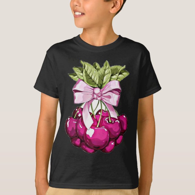Rosa Cherries T Shirt (Framsida)