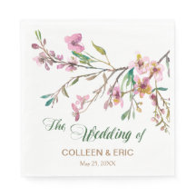 Rosa Cherry Blommar Bröllop