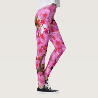 Rosa Cherry Blommar Leggings