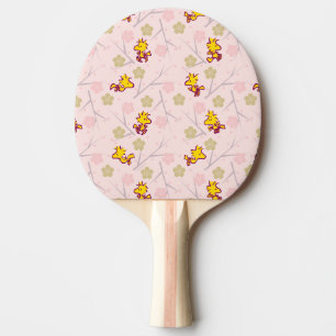 Rosa Cherry Blommar Mönster Pingisracket