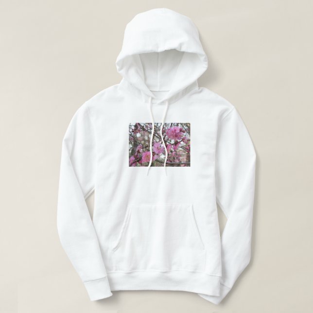 Rosa Cherry Blommar / Sakura / サ ク ラ(桜) Hoodie (Design framsida)