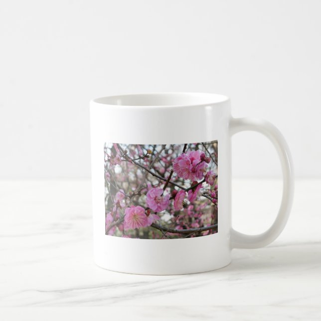 Rosa Cherry Blommar / Sakura / サ ク ラ(桜) Kaffemugg (Höger)