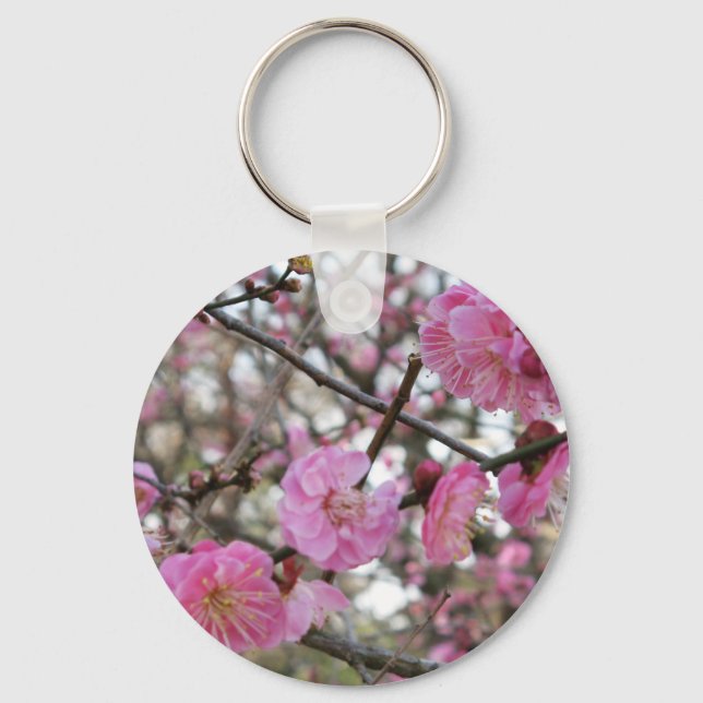 Rosa Cherry Blommar / Sakura / サ ク ラ(桜) Nyckelring (Framsida)