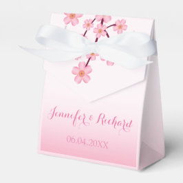 Rosa Cherry Blommar Sakura Gren Bröllop Presentaskar
