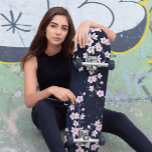 Rosa Cherry Blommar Starry Night Himlar Mini Skateboard Bräda 18,5 Cm<br><div class="desc">En rosa körsbär blommar gren på en stjärnnattsblå himlar-bakgrund.</div>