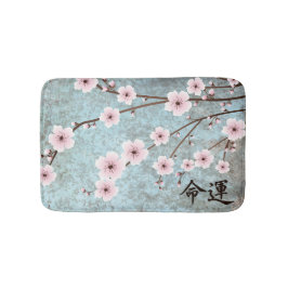 Rosa cherry-blommarna "Destiny" Badrumsmatta