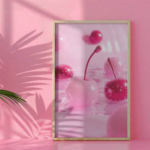 Rosa Cherry Coquette Poster
