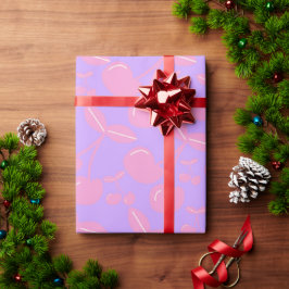 Rosa Cherry Gift Wrap Girls Craft Party Presentpapper