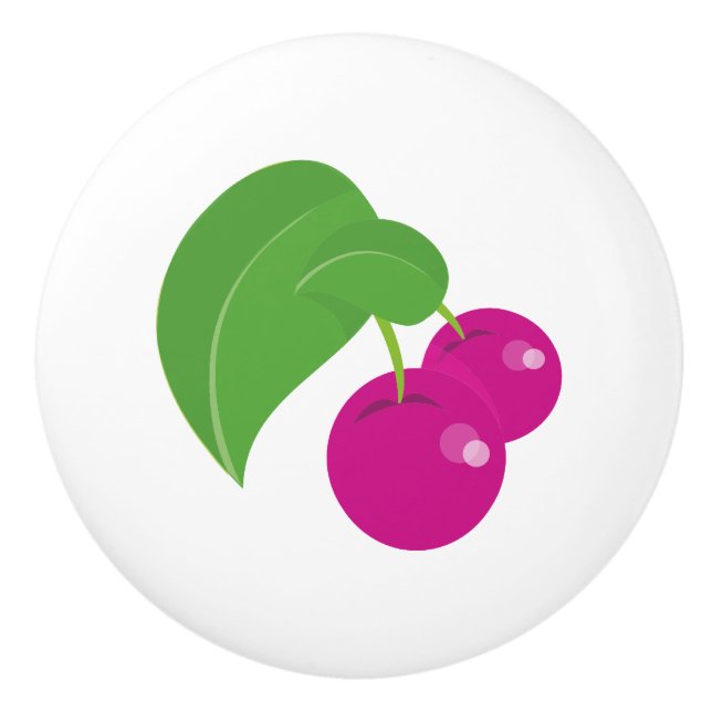 Rosa Cherry, Rosa Cherries, Sweet Cherry, Fruit Knopp (Framsidan)